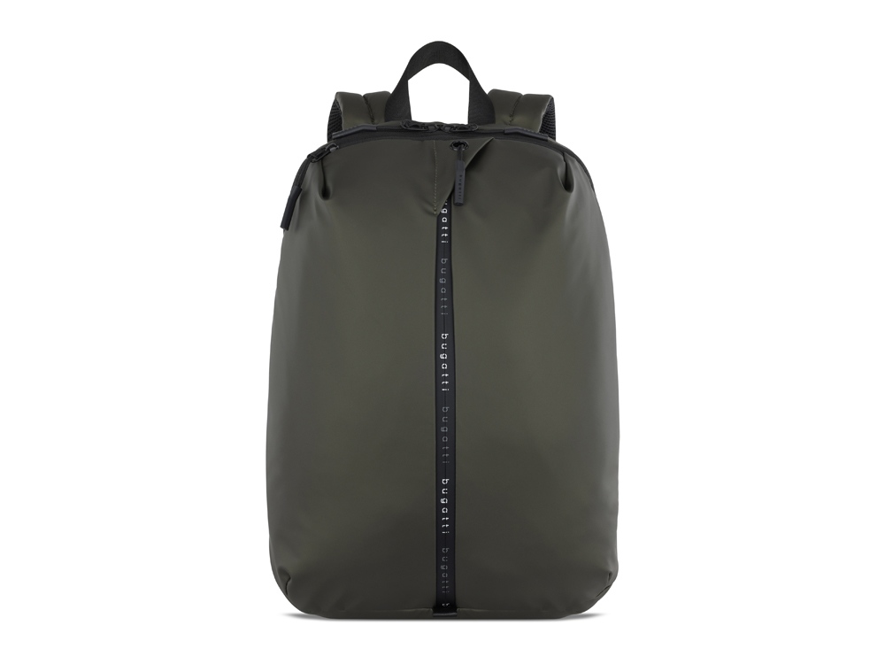 Рюкзак BUGATTI Blanc 15'', оливковый, тарпаулин/полиэстер, 32х15,5х45 см — изображение 2