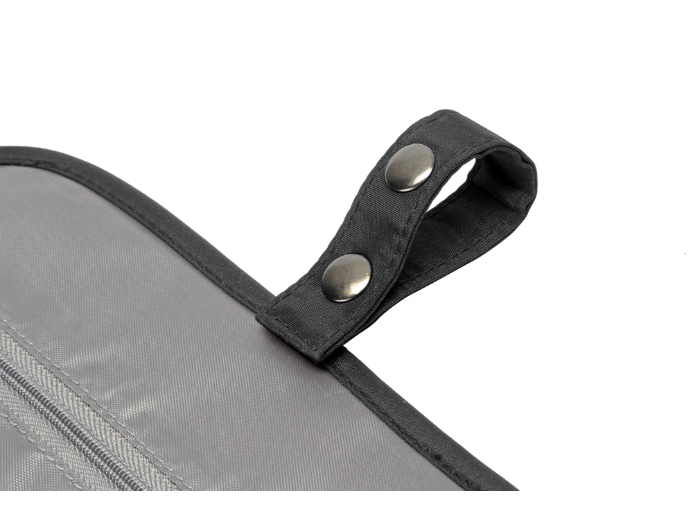 Несессер для путешествий со съемной косметичкой Flat, черный — изображение 4