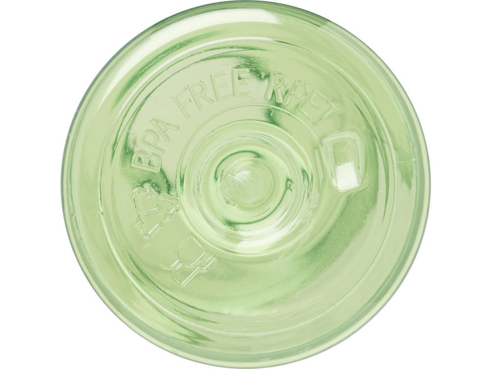 Бутылка для воды Sky из переработанной пластмассы объемом 650 мл - Зеленый — изображение 4