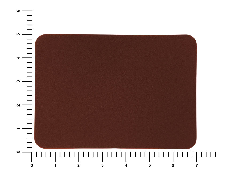 ПАТЧ ПРЯМОУГОЛНЫЙ nubuk (коричневый ) 5,0 х 7,0 см — изображение 2