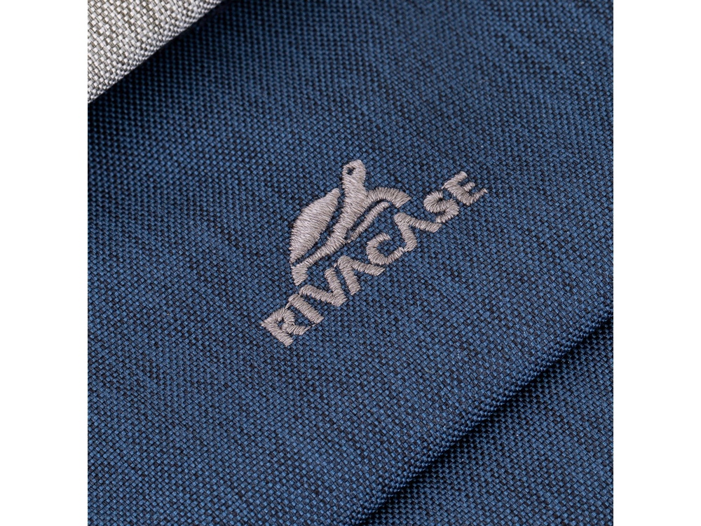 RIVACASE 7567 grey/dark blue рюкзак для ноутбука 17.3 / 6 — изображение 15