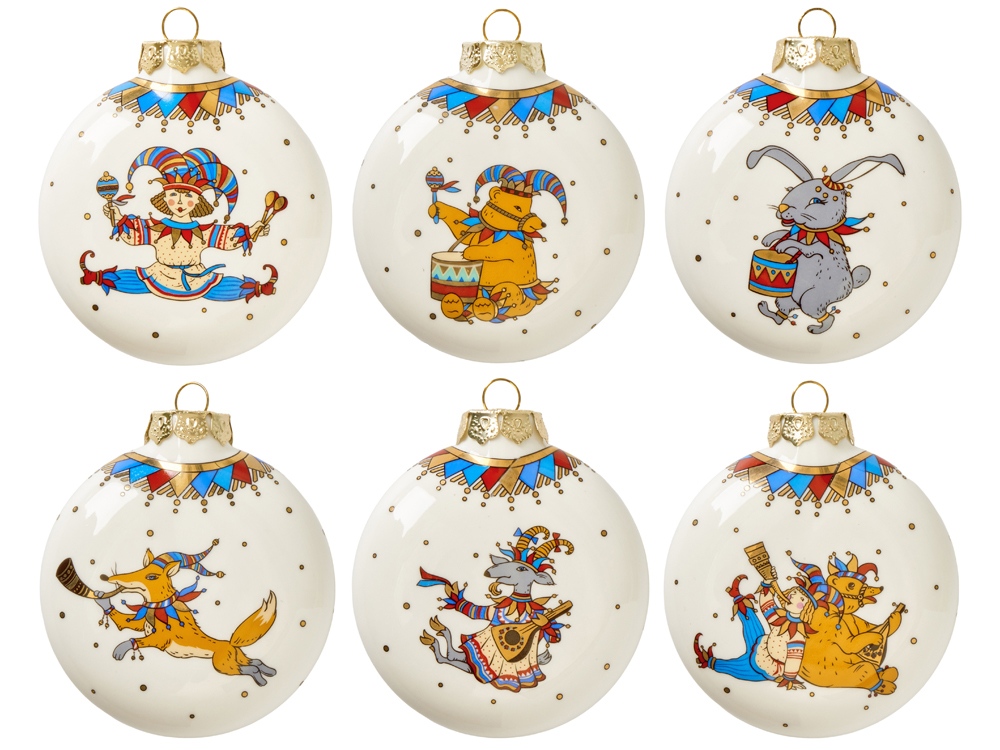 Набор новогодних игрушек, 6 шт — изображение 3