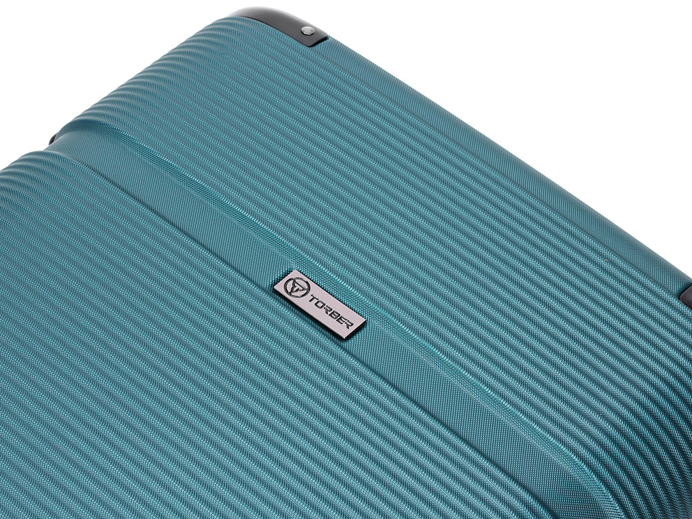 Чемодан TORBER Onego, зелёный, ABS-пластик, 69,5 х 46 х 26 см, 69 л — изображение 10