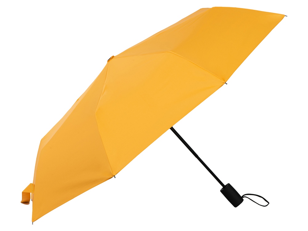 Зонт-автомат Dual с двухцветным куполом, желтый/черный — изображение 3