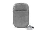 Сумка для мобильного телефона BUSNIX из вельветовой ткани, серый