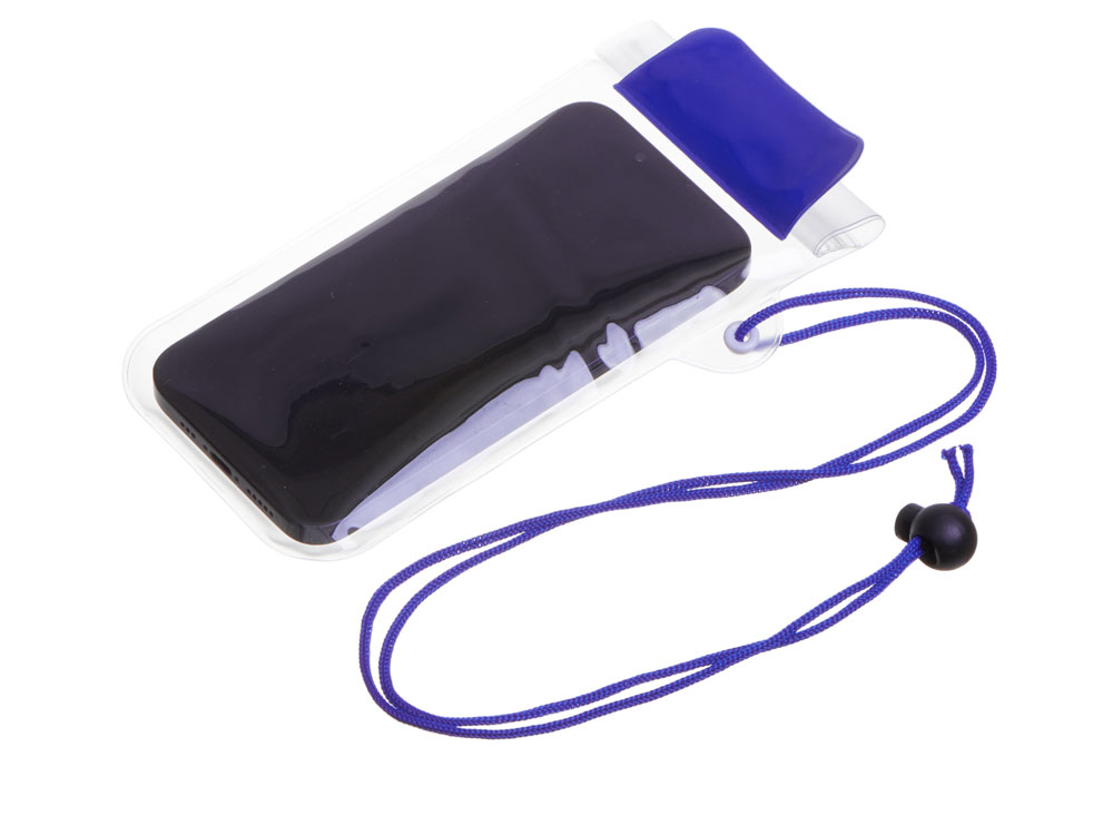 Влагостойкий чехол Repel, синий/прозрачный — изображение 2