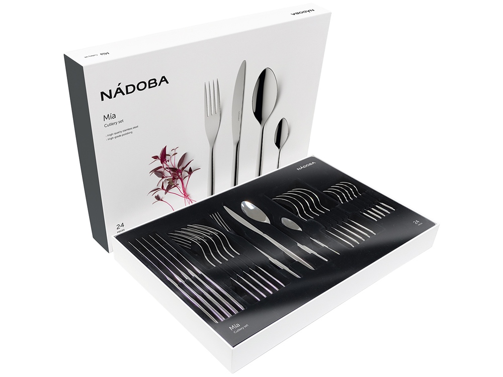 Набор столовых приборов, 24 предмета, NADOBA, серия MIA — изображение 2