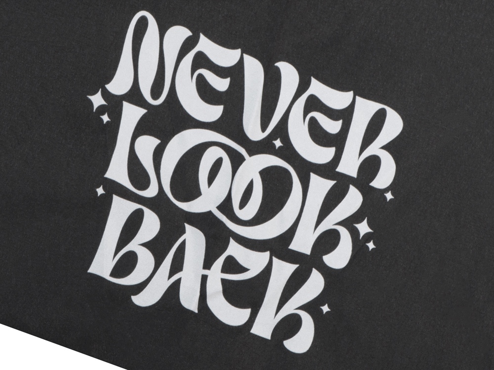 Зонт-полуавтомат складной Marvy с проявляющимся рисунком, черный (термотрансфер) — изображение 2