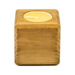 Свеча в декоративном подсвечнике, орех, манго