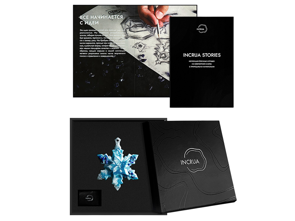 Елочные игрушки (Снежинка) Содалит — изображение 3