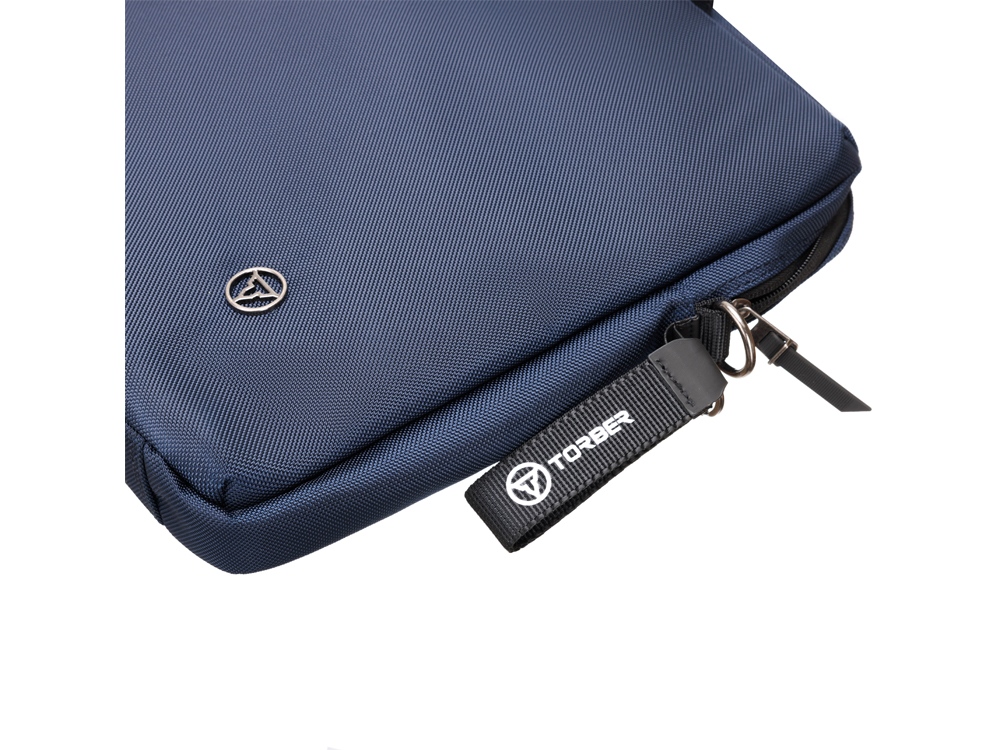 Сумка для ноутбука TORBER VECTOR 15.6'', синий, нейлон/полиэстер, 40 x 5 x 30 см, 5л — изображение 7