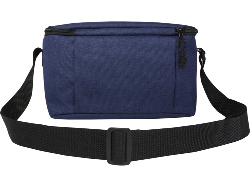 Tundra сумка-холодильник на 6 банок из переработанного РЕТ-пластика - Heather navy — изображение 3