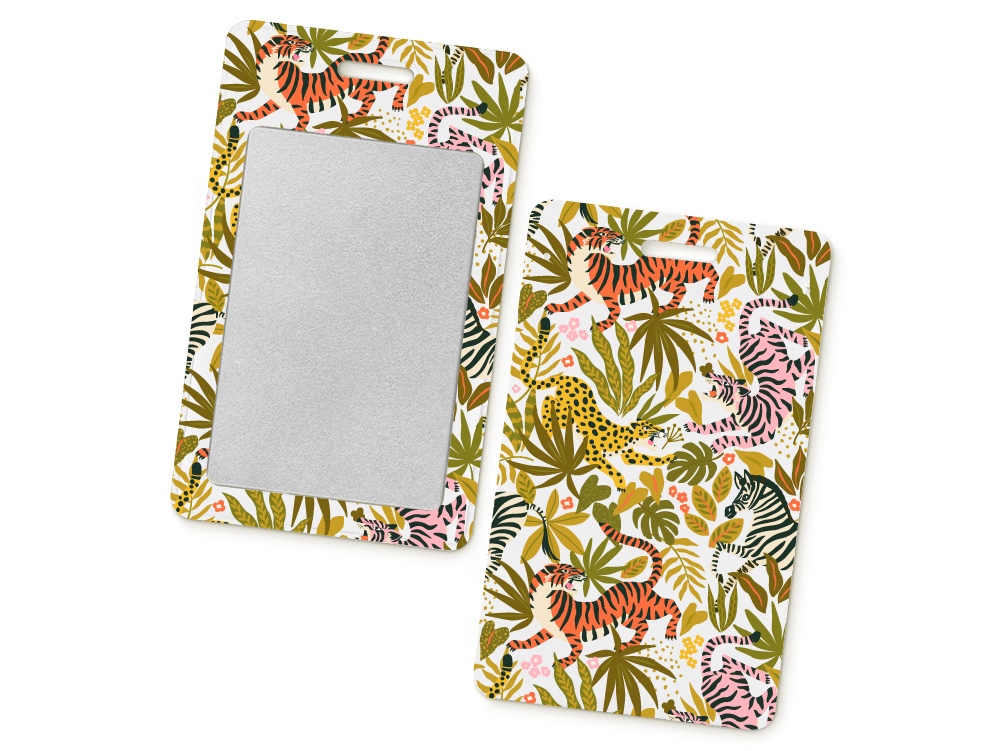 Чехол для пропуска с полноцветной УФ-печатью, софт-тач — изображение 4