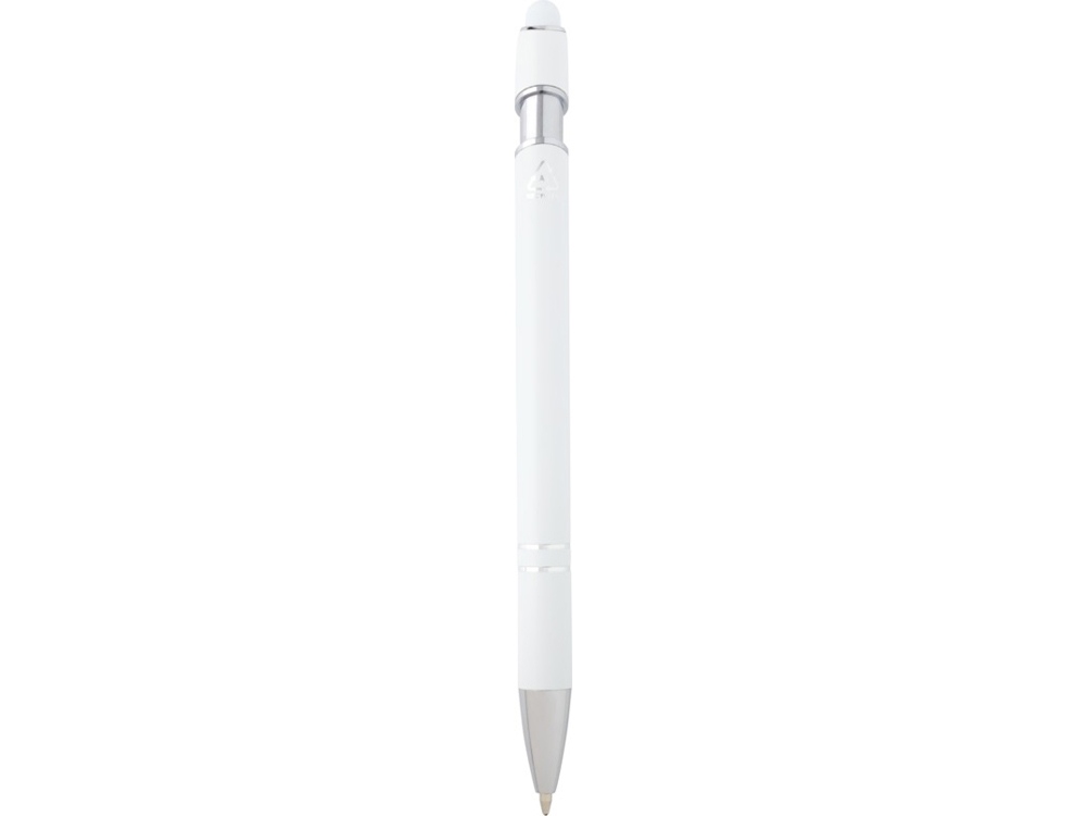 Kish шариковая ручка с серебристой отделкой - Белый (синие чернила) — изображение 3