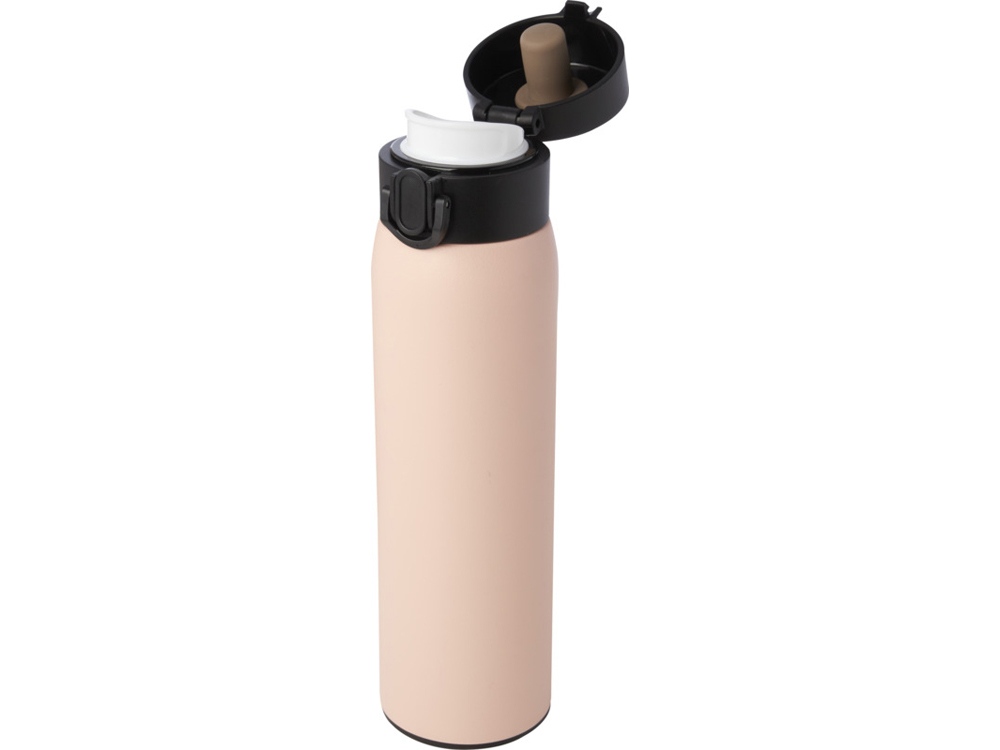 Термос Sika из нержавеющей стали, сертифицированной по стандарту RCS, объемом 450 мл с изоляцией - Бледно-розовый — изображение 4