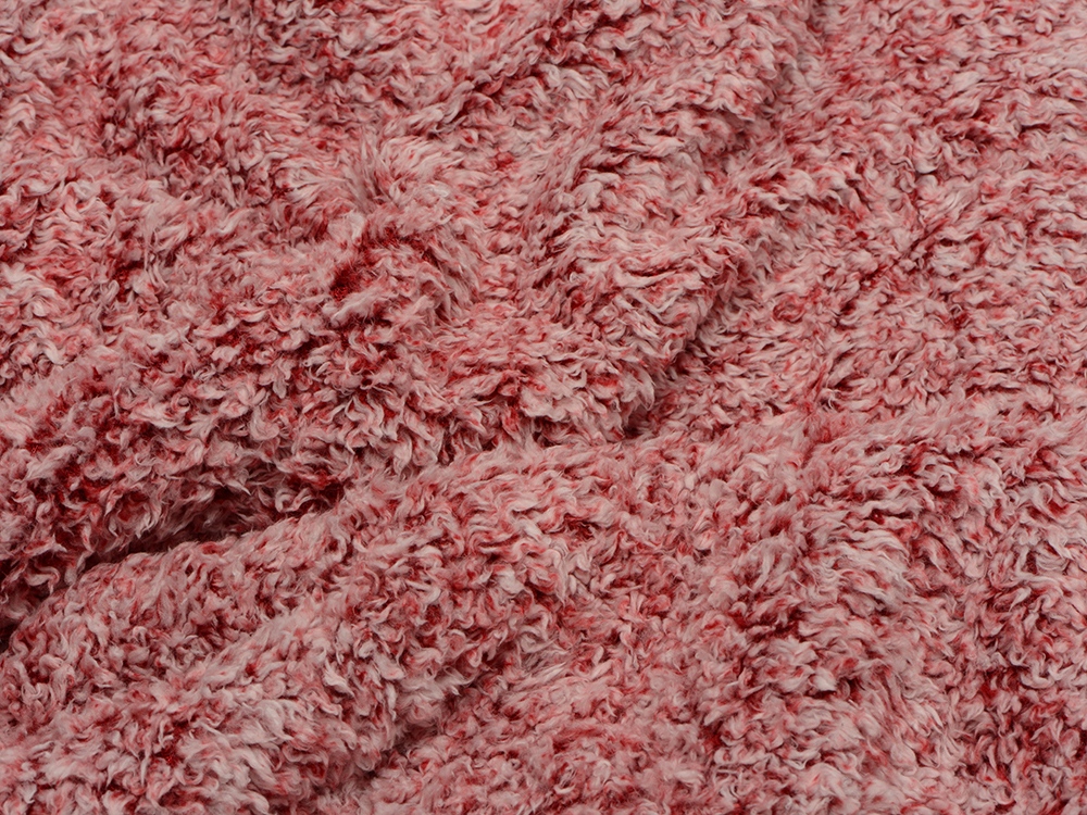 Плед флисовый Ally, бордовый — изображение 2