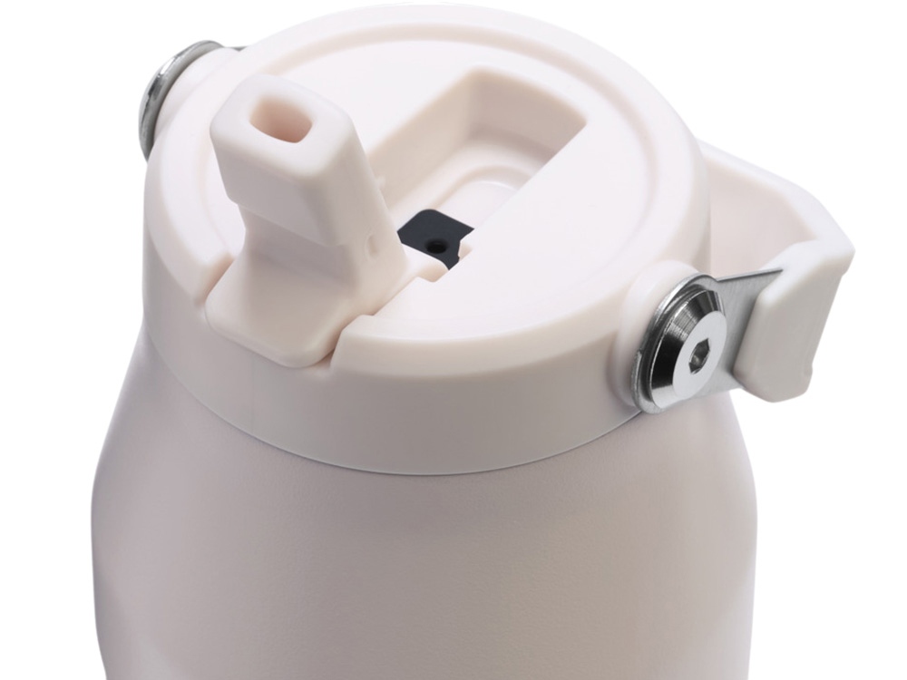 Бутылка для воды объемом 1,06 литра с откидной трубочкой Stanley IceFlow™ 2.0 - Light pink — изображение 3