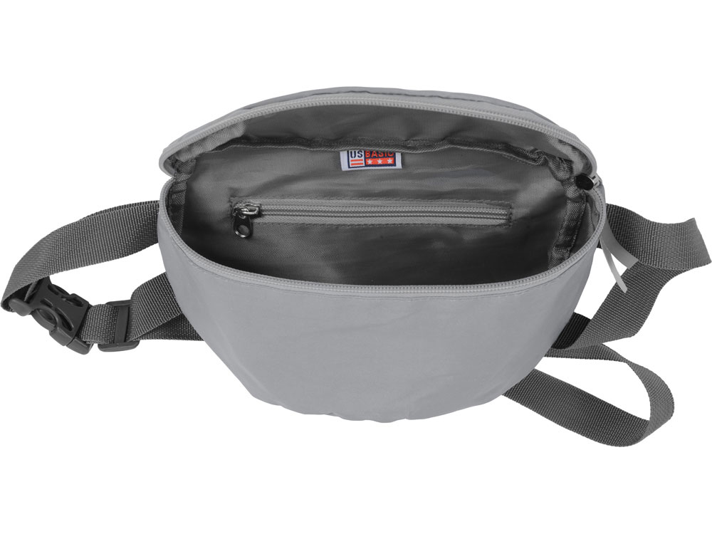 Светоотражающая сумка на пояс Reflector, серебристый — изображение 3