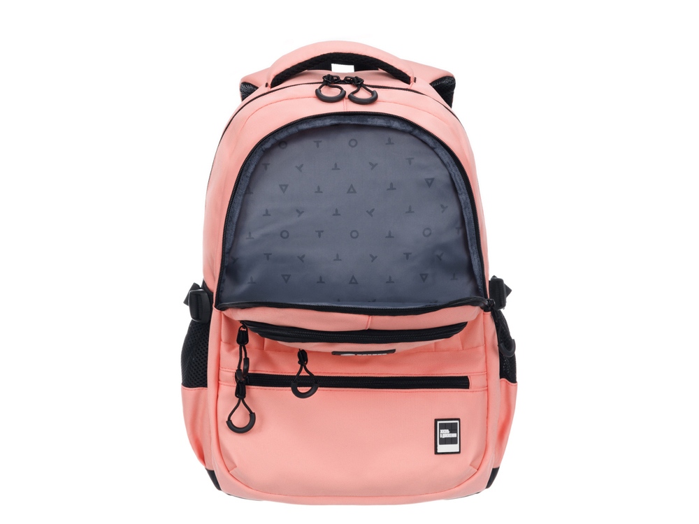 Рюкзак TORBER CLASS X, персиковый, 46 х 32 х 13 см + Мешок для сменной обуви в подарок! — изображение 6