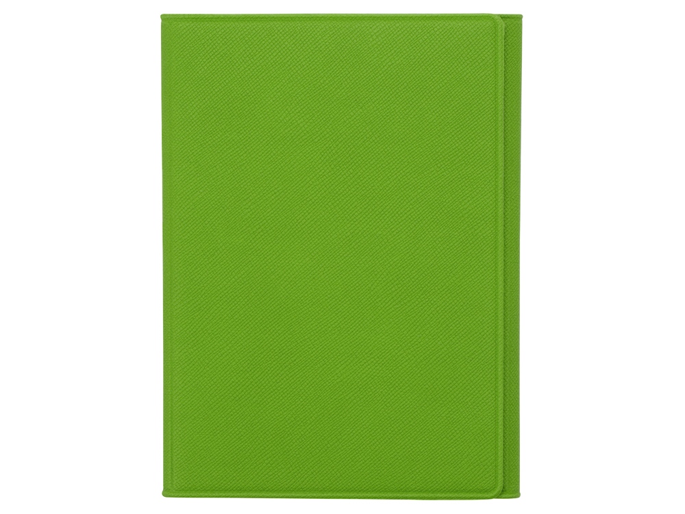 Обложка на магнитах для автодокументов и паспорта Favor зеленое яблоко/серая — изображение 3