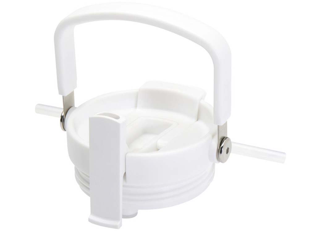 Термостакан Bronx объемом 900 мл из меди и переработанной нержавеющей стали, сертифицированной по стандарту RCS, с вакуумной изоляцией и крышкой с двойной функцией - Белый — изображение 7