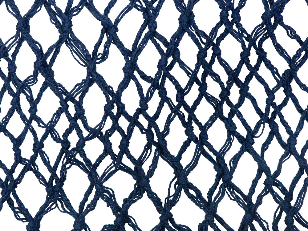 Авоська Dream М old style 15 литров с кожаными ручками, темно-синий — изображение 3