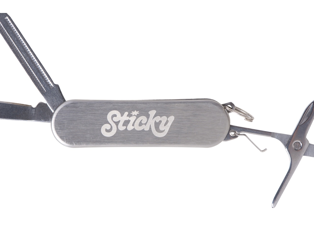 Мультитул-складной нож 3-в-1, металлик (гравировка) — изображение 2