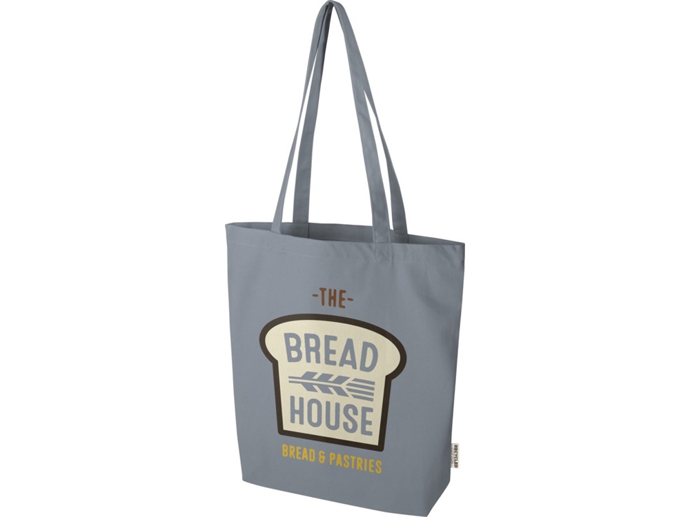 Florida эко-сумка плотностью 270 г/м² - Серый — изображение 6