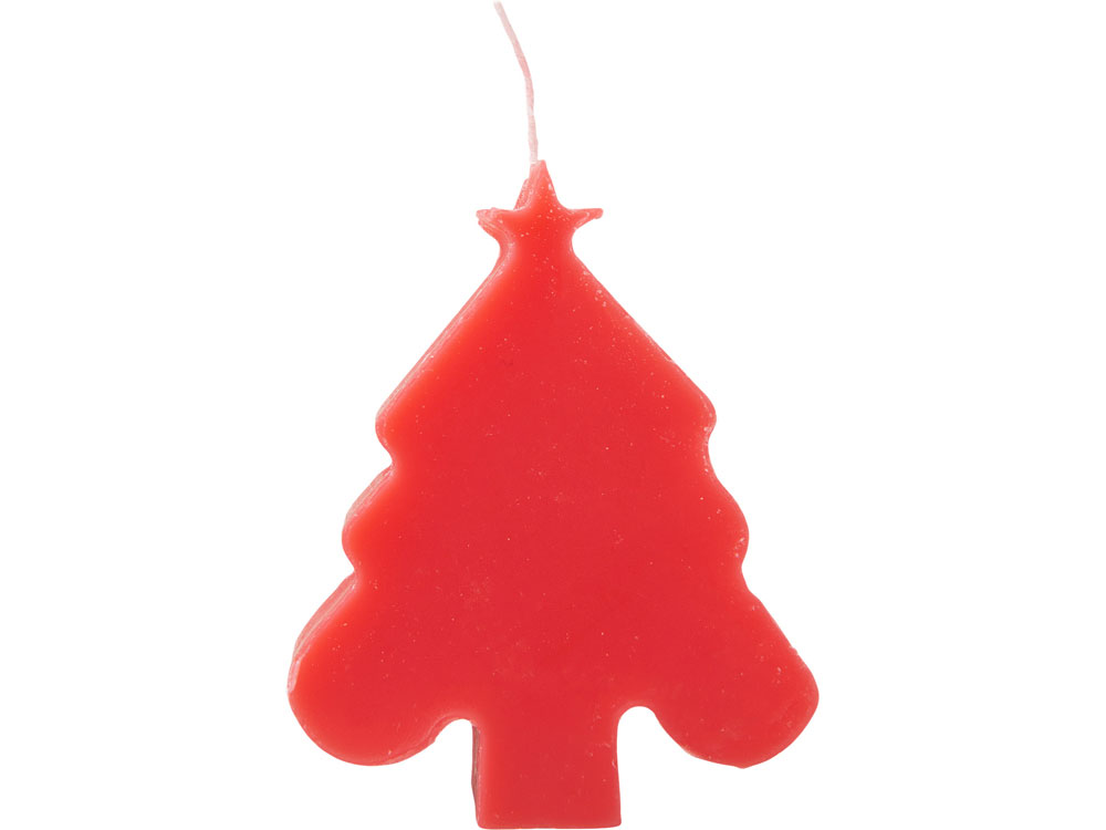 Свеча Елочка, красный — изображение 3