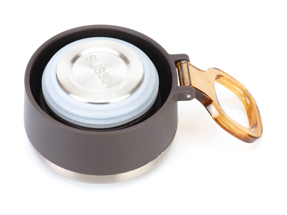 Термокружка Stinger, 0,42 л, сталь/пластик, золотой глянцевый, 7,5 х 6,9 х 22,2 см — изображение 3