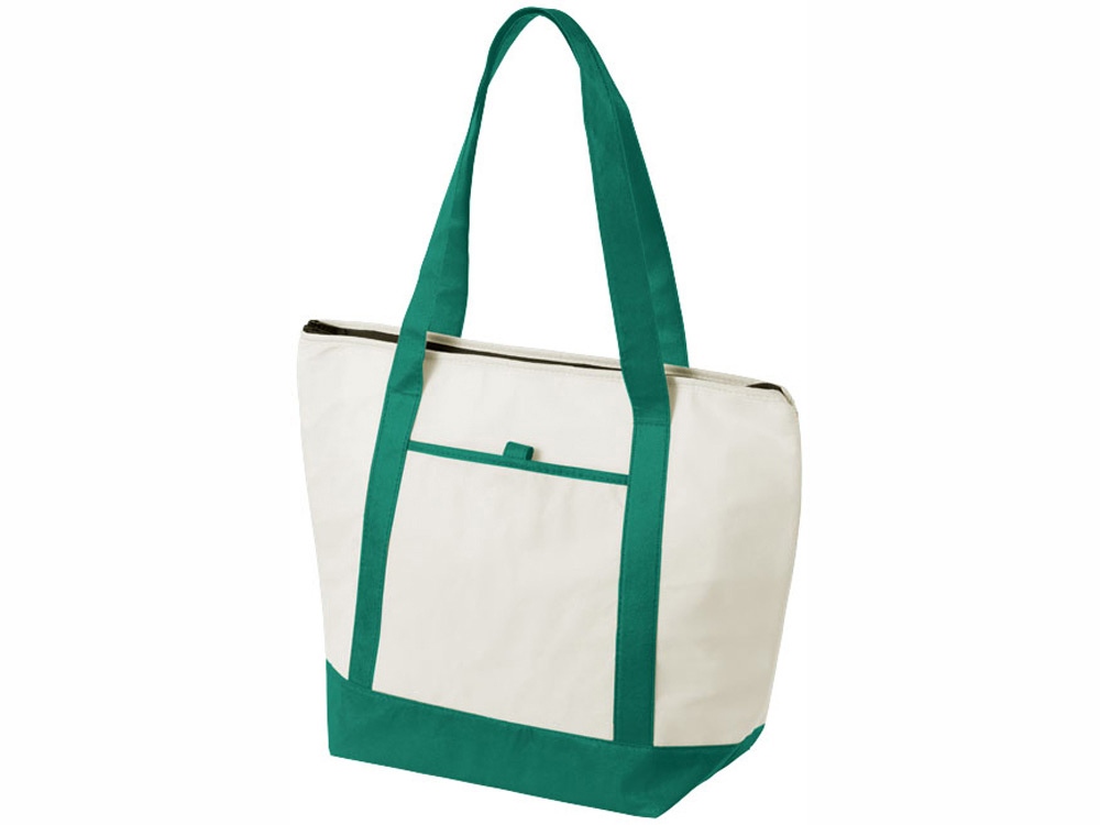 Сумка-холодильник Lighthouse, натуральный/зеленый — изображение 2