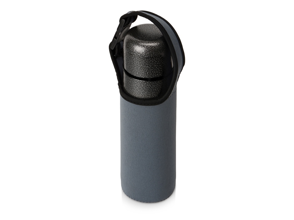 Чехол неопреновый Ferry для бутылки и термосов, серый — изображение 5