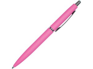 Ручка металлическая шариковая San Remo, софт-тач, 1.0 мм, ярко-розовый