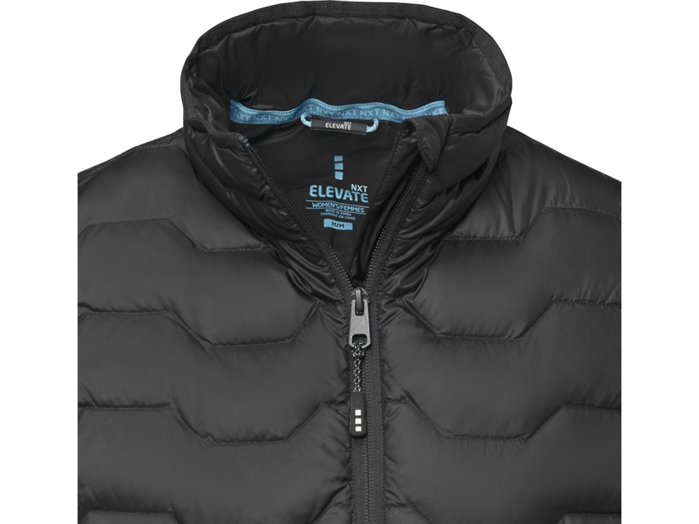 Женская утепленная телогрейка Epidote из материалов, переработанных по стандарту GRS - сплошной черный — изображение 4