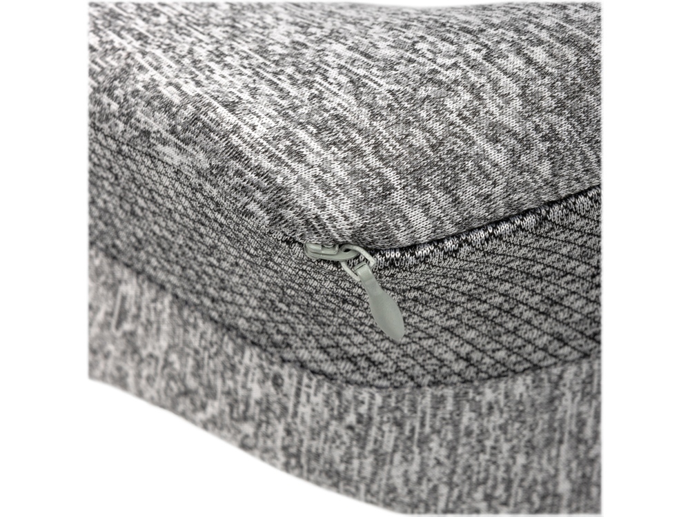 Подушка TORBER, дорожная, с эфектом памяти, серая, полиэстер, 20х27х10 см — изображение 3