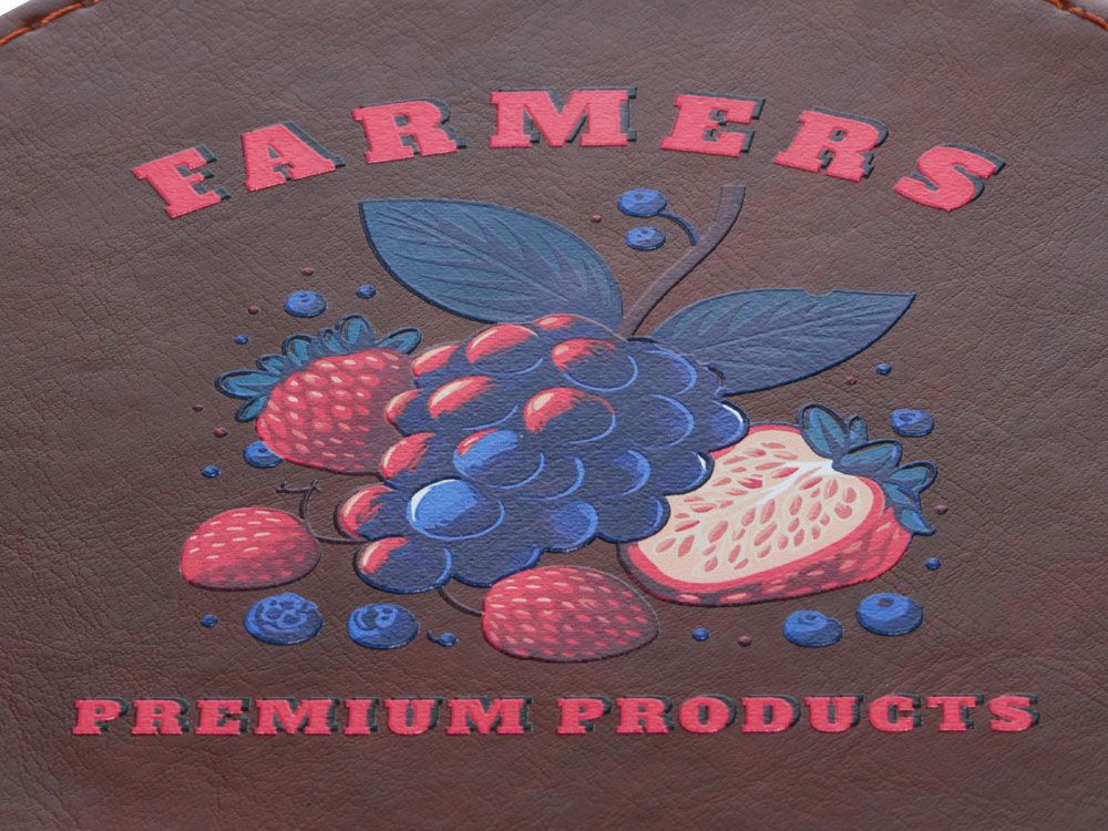 Набор аксессуаров для вина Fabrizio, коричневый с рельефной УФ-печатью — изображение 3