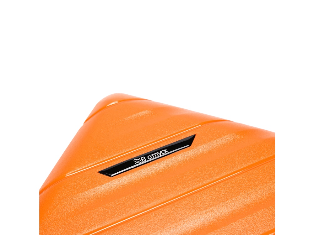 Чемодан TORBER В Отпуск, оранжевый, полипропилен, 36 х 21,5 х 55 см, 38 л — изображение 7