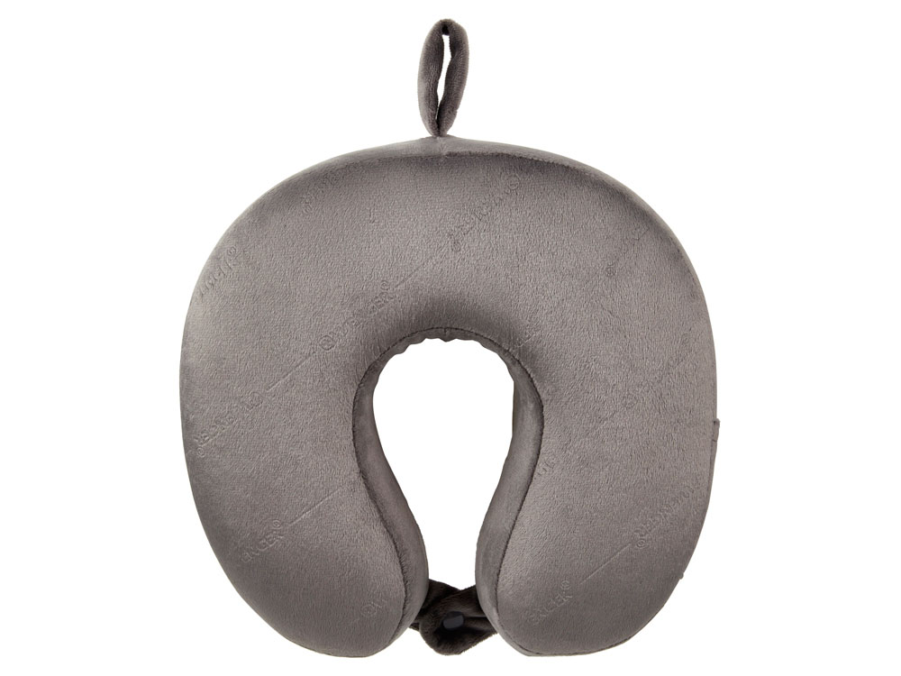 Подушка для самолета WENGER, с эффектом памяти, серая, флис — изображение 2