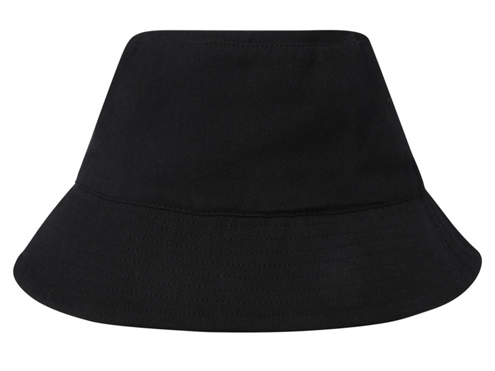 Панама Wicklow из переработанного материала - Сплошной черный — изображение 3