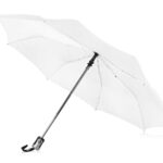 Зонт Alex трехсекционный автоматический 21,5, белый (Р)