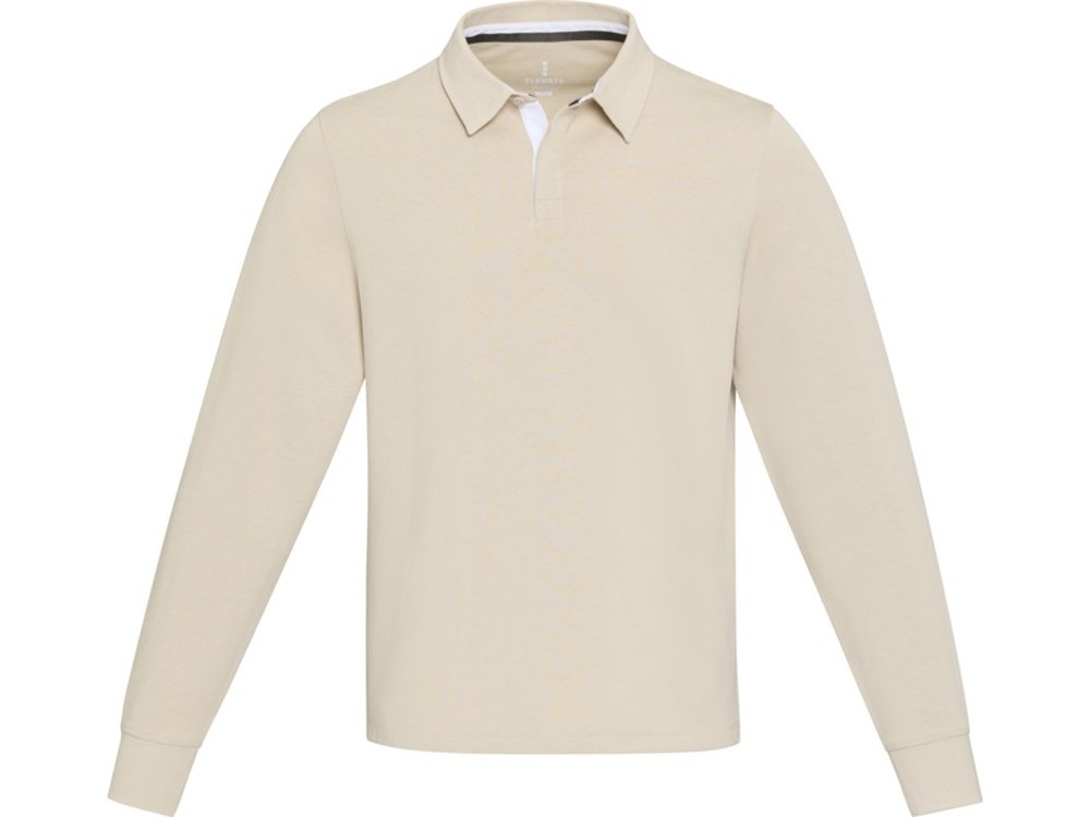Clyde толстовка-поло унисекс для регби - Oatmeal — изображение 2
