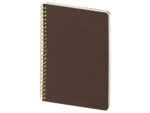 Бизнес тетрадь на гребне А5 Pragmatic, 60 листов в клетку, темно-коричневый
