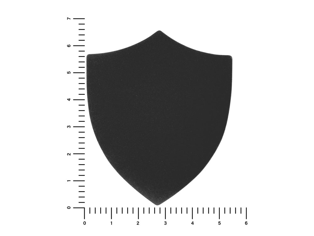 ПАТЧ ЩИТ nubuk (чёрный) 6,6 х 5,5 см — изображение 2