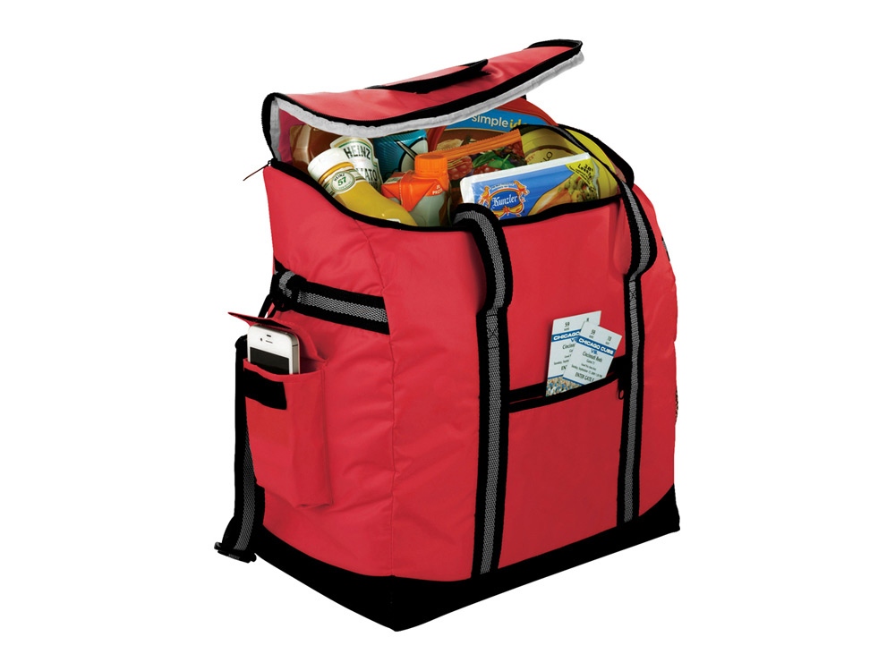 Сумка-холодильник Beach Side Deluxe, красный — изображение 2