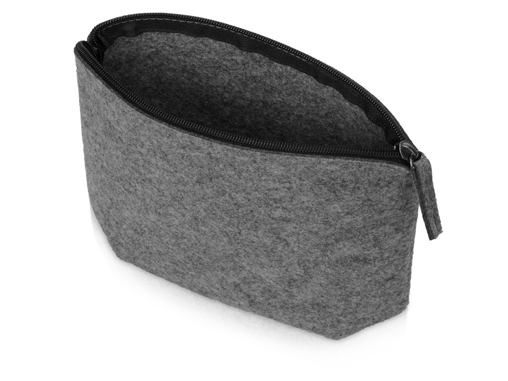 Органайзер для электроники и проводов Felt из RPET-фетра, серый — изображение 3