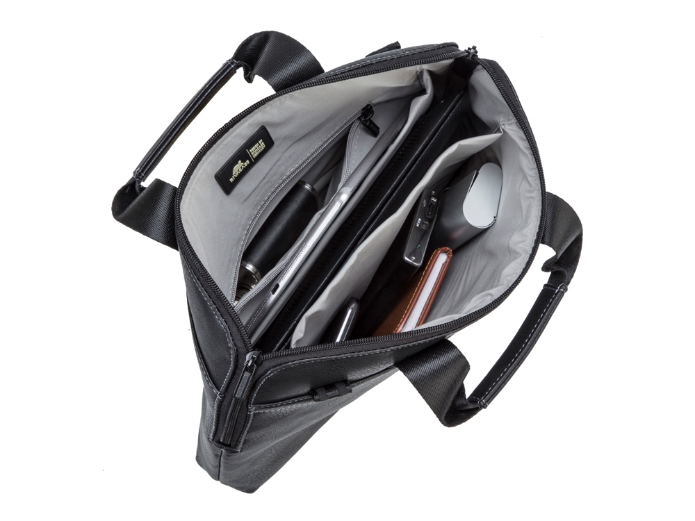 Сумка для ноутбука 13.3 из кожзама 8920, черный — изображение 11