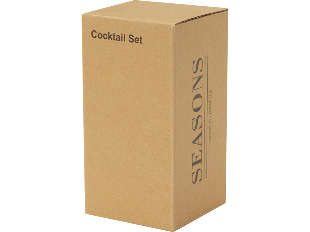 Шейкер для коктейлей Gaudie из переработанной нержавеющей стали, синий ледяной — изображение 4