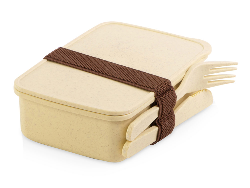 Набор с термокружкой, блокнотом, ручкой и ланчбоксом Refreshment, красный — изображение 9