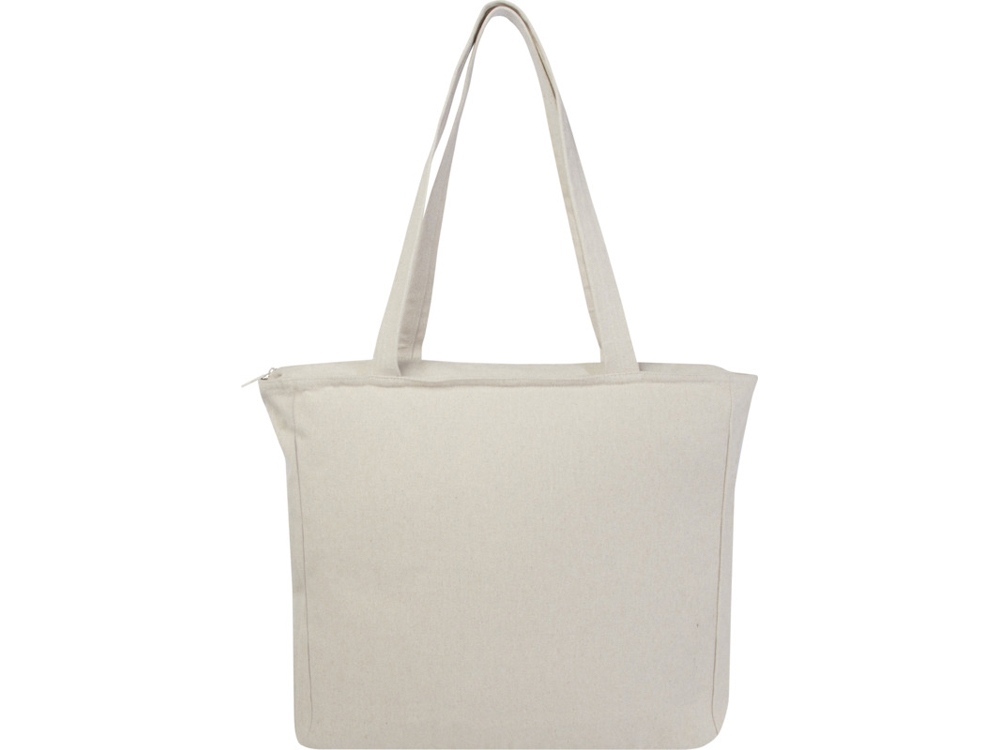 Weekender эко-сумка из переработанного материала Aware™ плотностью 500 г/м² - Бежевый — изображение 3
