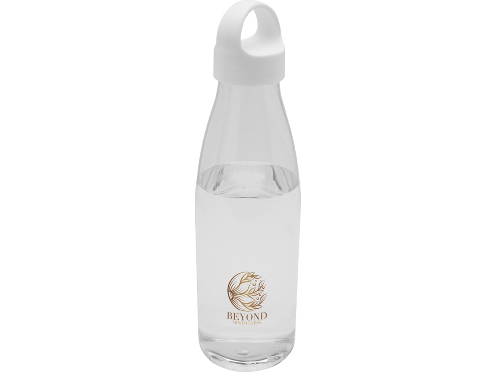 Bergen бутылка для воды объемом 800 мл из переработанной пластмассы, прозрачный — изображение 4